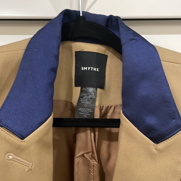 SMYTHE TWO FOR ONE REGIMENTAL BLAZER - STONE/ROYAL - Picture 3 of 9